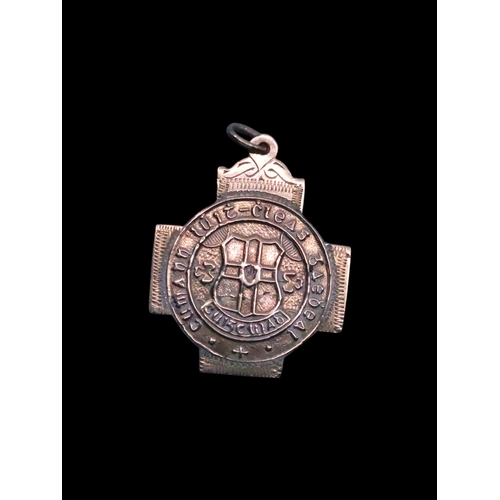 363 - A gold medal Ulster Minor Football Medal 1956 approx. 6.1 grams