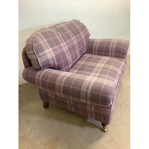 laura ashley tartan sofa