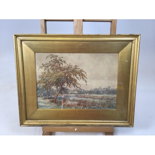 4 - Framed original watercolour by Thomas Baker (1809 - 1864) known as ‘Landscape Baker’. Signed and dat... 