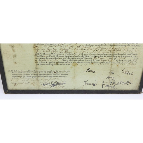 623 - A Georgian Apprentice Indenture