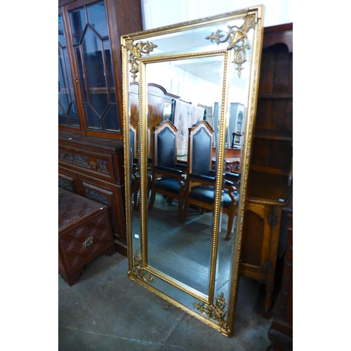 78 - A large French style gilt framed mirror (M33139) # - 92 x 183cms