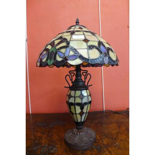 82 - A Tiffany style table lamp