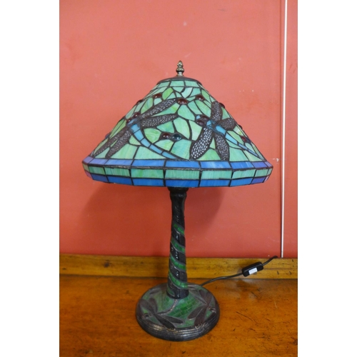 84 - A Tiffany style table lamp