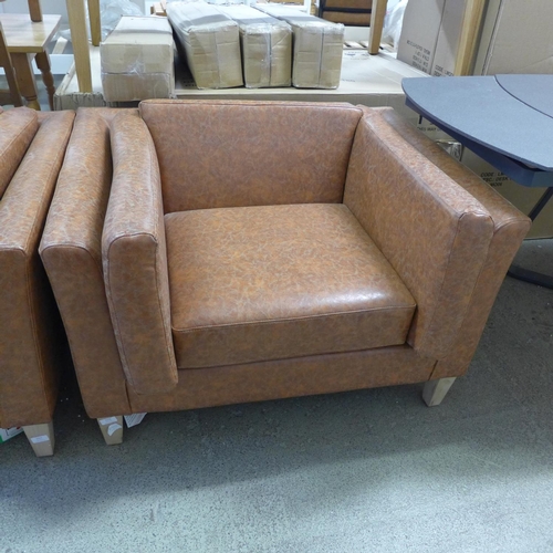 1323 - A brown armchair (ZB-5158-B)