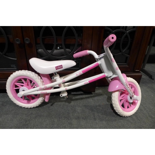 3480 - White/pink Townsend Duo balance bike