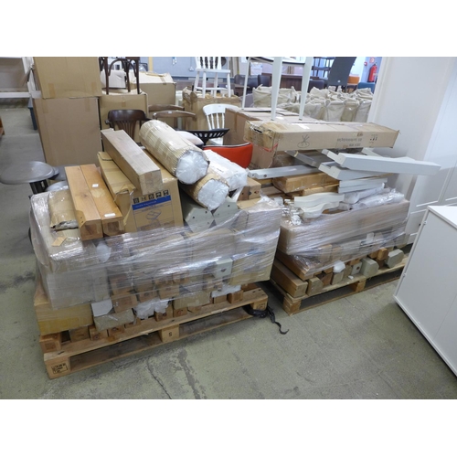 1392 - Two pallets of table legs and parts