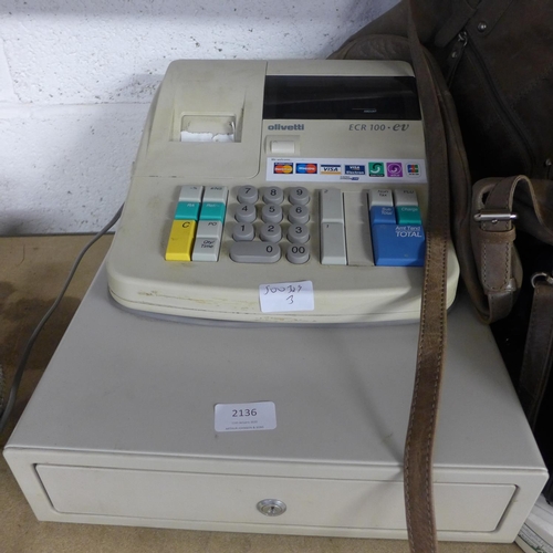 2136 - Olivetti electronic cash register - no key