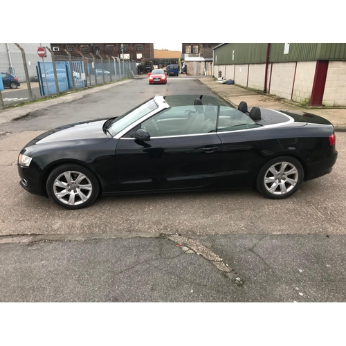 2415 - Audi 2010 Convertible car A5 TFSi 211 -SJ10 XUB Disabled tax - 1984cc - Mot 04/20 - on view Friday 1... 