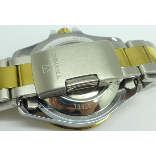 906 - A Tevise automatic wristwatch