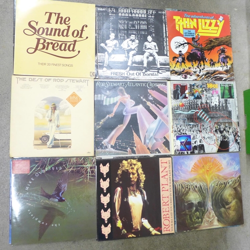 692 - Forty LP records, mainly 1970's rock