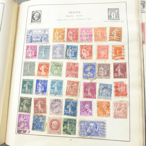 712A - Eight albums of stamps, GB and worldwide, mainly mid 20th Century