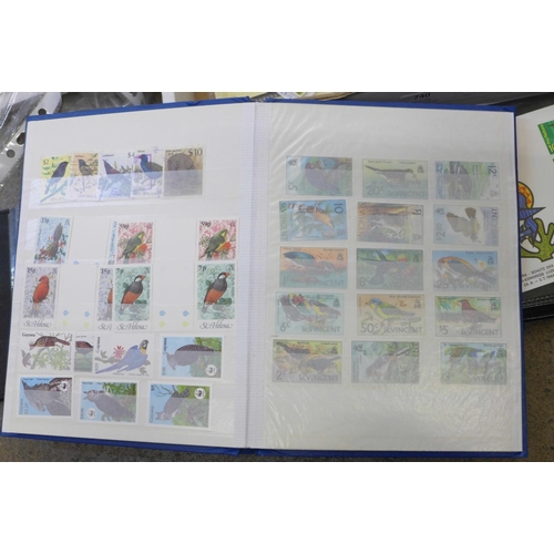 740 - A thematic collection of bird stamps and covers