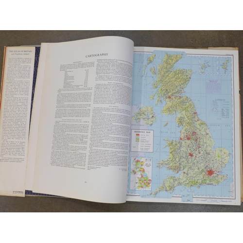 760 - A large Atlas of Great Britain, Clarendon Press, Oxford, 1963