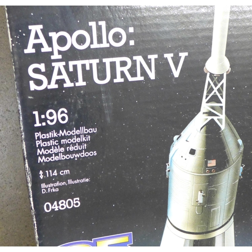 771 - A Revell Apollo Saturn V model, 1:96 scale, (114cm), boxed, box damaged