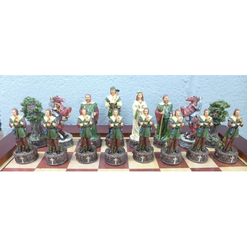 773 - A chess set, Robin Hood