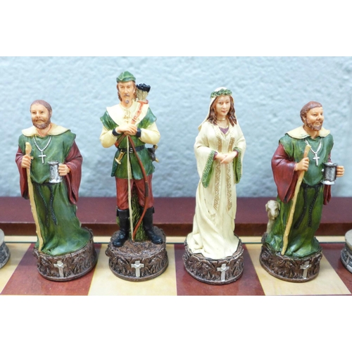 773 - A chess set, Robin Hood