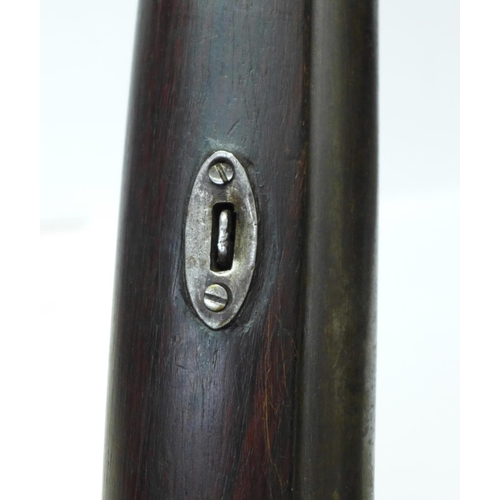 787 - A 14 bore muzzle loading percussion gun, mid 19th Century