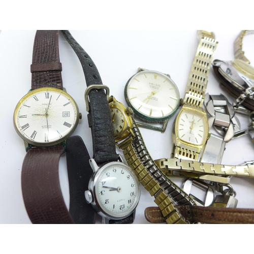 857 - Mechanical wristwatches including Montine automatic and Grovana