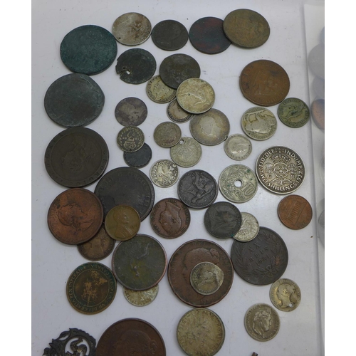 865 - British coins including Georgian, Victorian, some silver