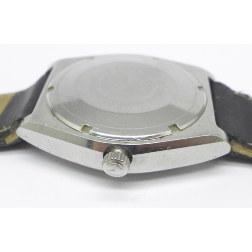 896 - A gentleman's stainless steel Favre-Leuba 'Duomatic' automatic wristwatch