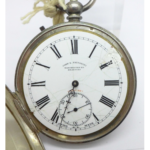 929 - A silver pocket watch