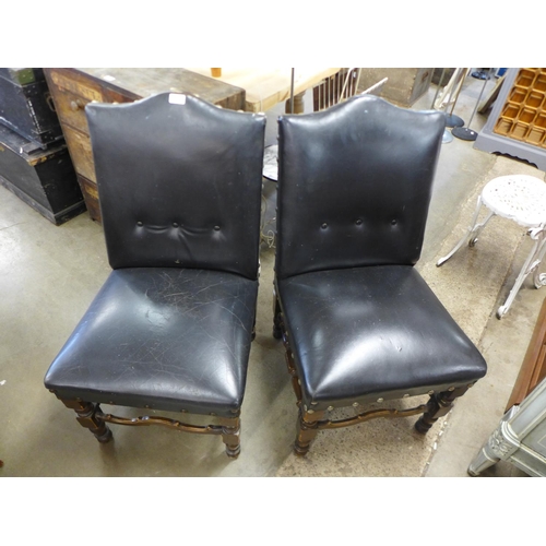 225 - A 20th Century pair of Spanish chairs