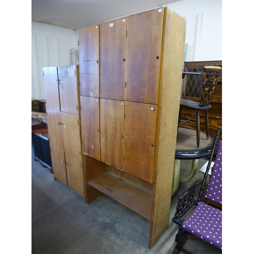 239 - A beech locker unit