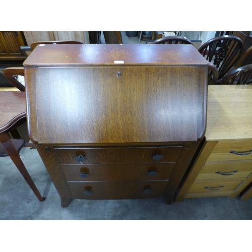 241 - An oak bureau