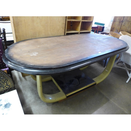 266 - An Art Deco style table