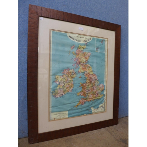 335 - A school room map of the British Isles