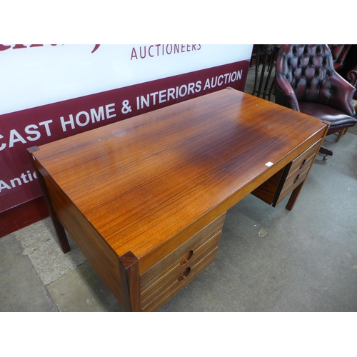 95 - A Danish Christian Linneberg rosewood desk, accompanied with CITES A10 certificate, no.589462/01