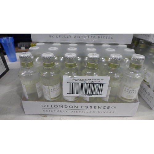 3134 - Three cases of 24 x 200ml glass bottles of London Essence Classic tonic water (BBE Sept '20), RRP £2... 