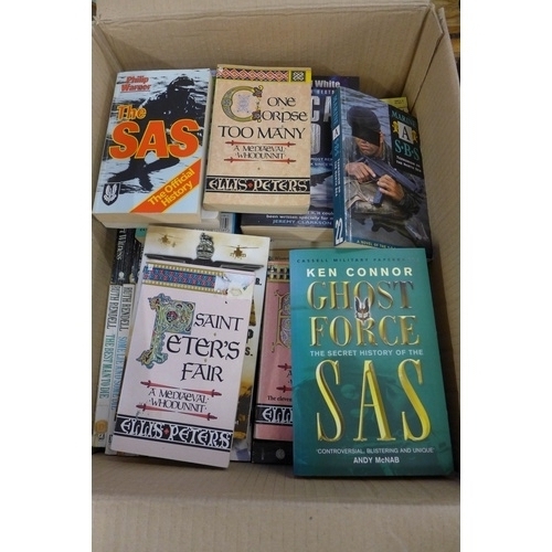 2188 - Box of misc. books - inc. SAS, etc.