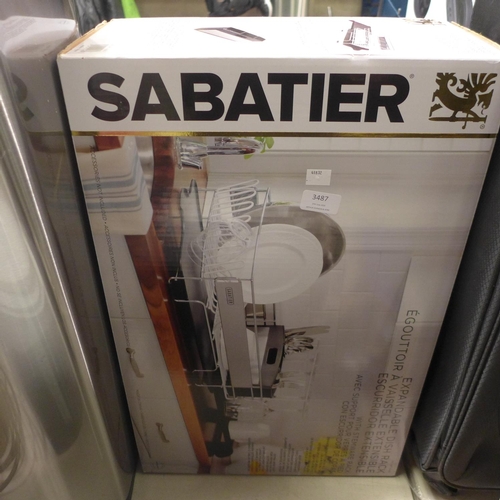 3487 - Sabatier Dishrack   (96)    (Ajs 187)  Rrp £21.99 + Vat * This Lot Is Subject To Vat