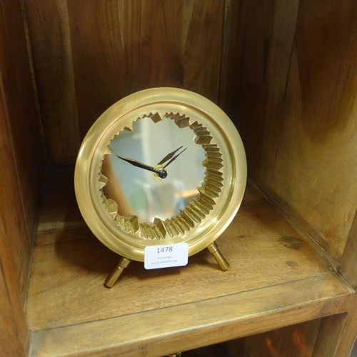 1503 - A brass table clock (7519720)   #