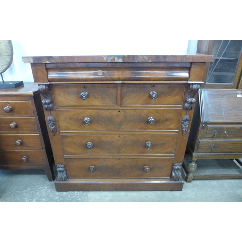 238 - A Victorian mahogany chest of drawers