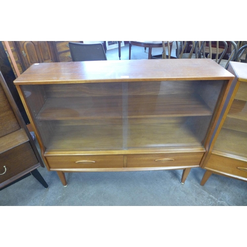 93 - A teak bookcase