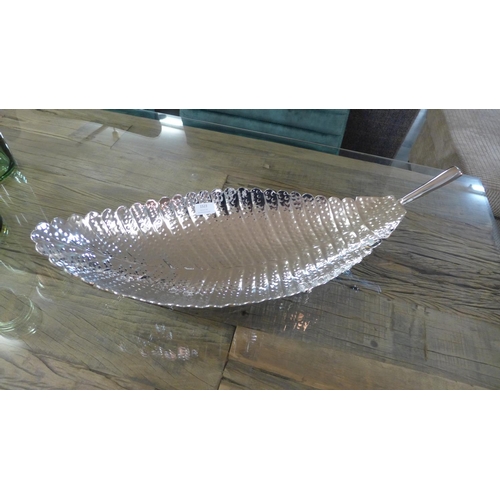 1575 - A silver finish plantation leaf dish (LFBWL28)   #