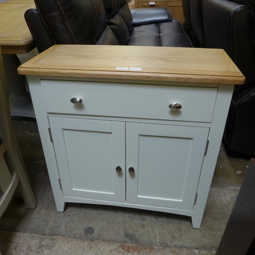 1594 - A London oak two door two drawer small sideboard (LON03) * This lot is subject to VAT