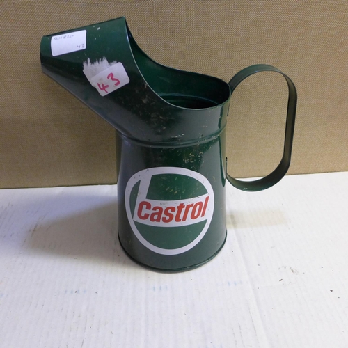 2091 - 4l Castrol decorative oil jug - this lot is subject to VAT