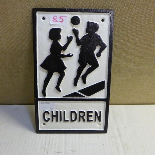 2147 - Children sign - this lot is subject to VAT