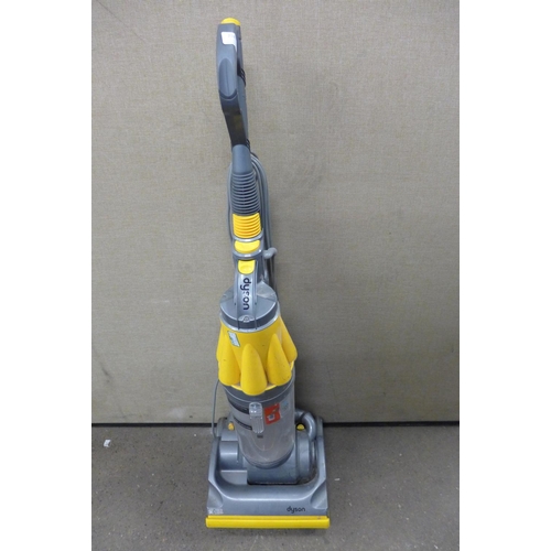 2180 - Dyson DC07 yellow/grey upright vac - W