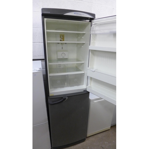 2211 - Daewoo No Frost tall grey 50/50 fridge freezer