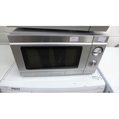 2214 - Tesco 700w microwave (silver) - W