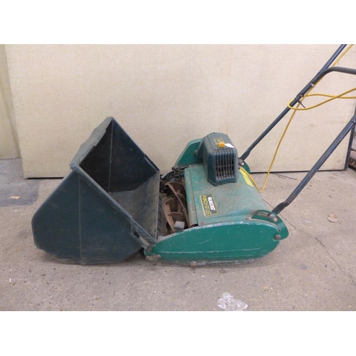 2241 - Qualcast Punch EP 355 electric cylinder mower with collector - W