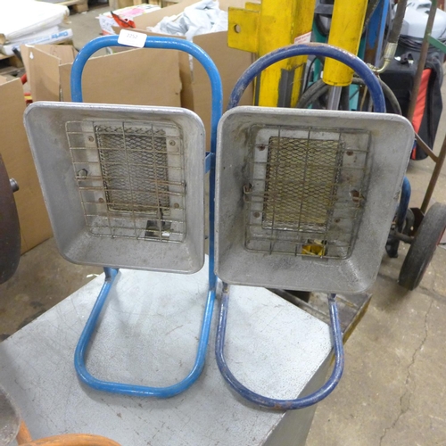 2252 - 2 Calor gas greenhouse heaters