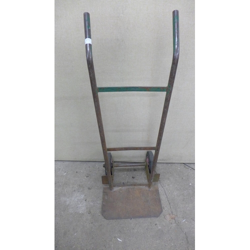 2255 - Heavy duty sack trolley with hard tyres