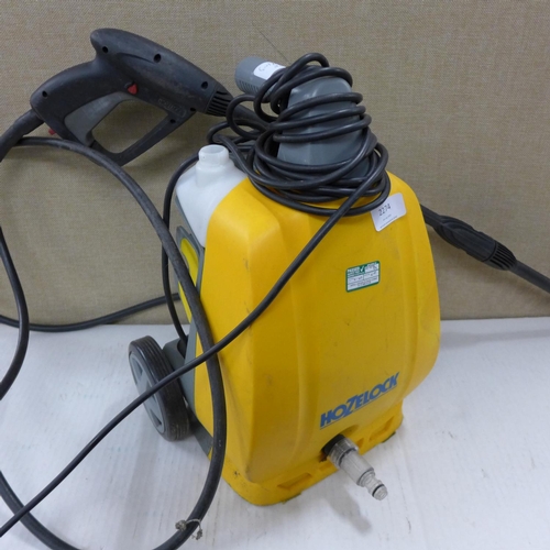 2274 - Hozelock pressure washer with hose & lance - W