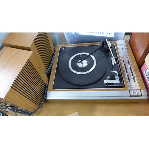 2287 - ITT record player with speakers