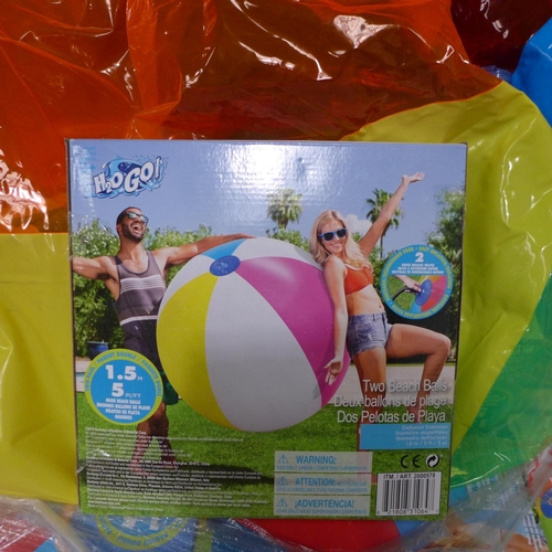 3364 - 5 Packs of two Bestway H20GO! 1.5m beach balls * This lot is subject to vat